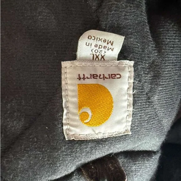 Carhartt Men's Dark Brown Hooded Performance Jacket - Picture 5 of 5